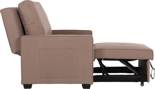 Kanna Armchair Bed Beige 113x92x87cm