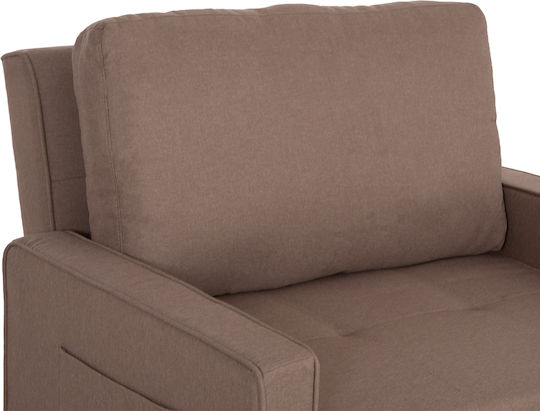 Kanna Armchair Bed Beige 113x92x87cm