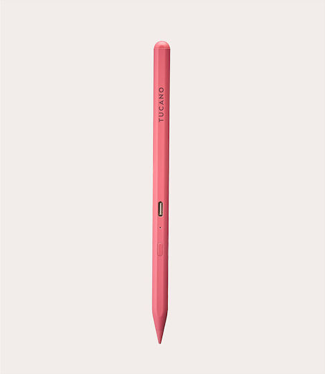 Tucano Pencil 3 Дигитална Докосвачна Писалка с Отхвърляне на Дланта за iPad в Розов Цвят