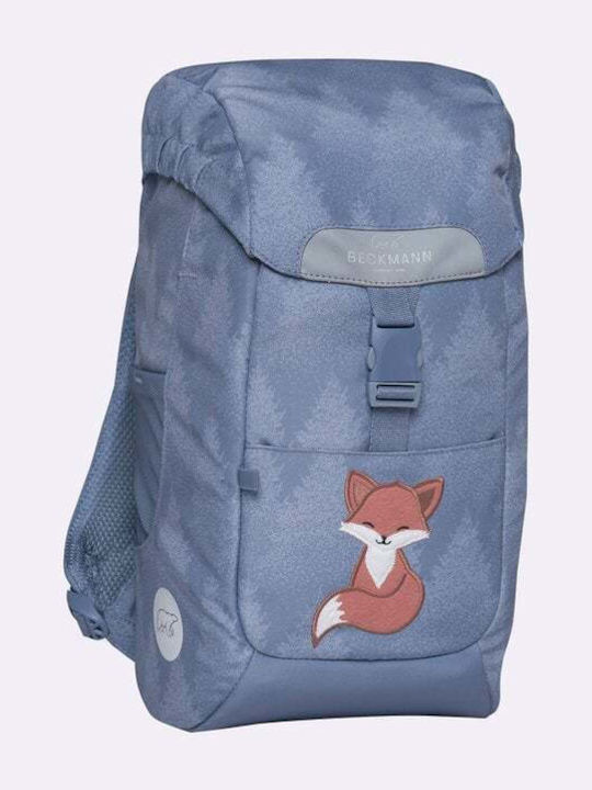 Beckmann School Backpack For Kindergarten With Water Bottle Holder Blue 12 Litre