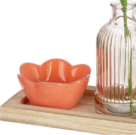 Gilde Set Decorativ Blumenshow 10×24×25cm