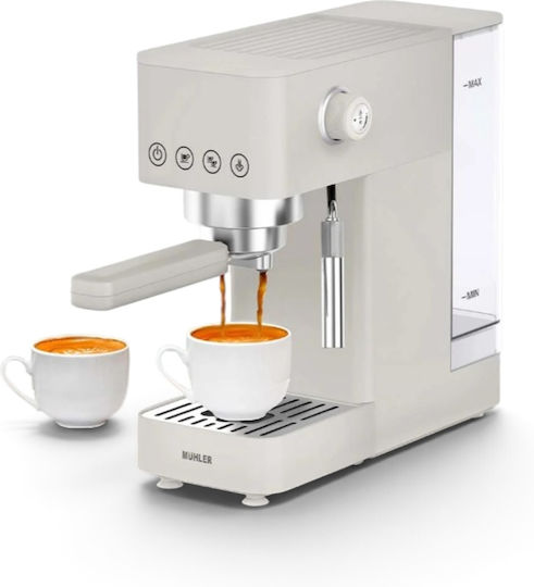 Keten Ltd MCM-1999D Espresso Machine 1230W 19bar Pressure Beige