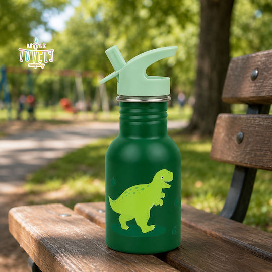 Offer A Little Lovely Company Bento Food Container 900ml & Stainless Steel Bottle 350ml Dinosaur