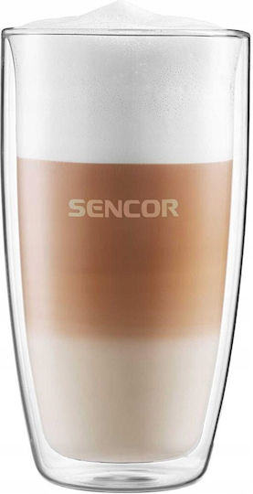 Sencor Sencor Set Gläser Kaffee / Freddo Transparent 2 Stück