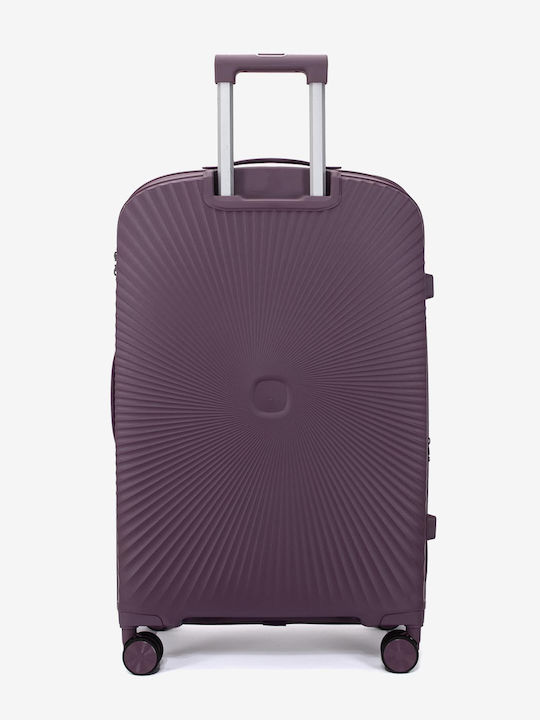 KREAL Valiză de călătorie mare tare Dark Purple înălțime 75 cm