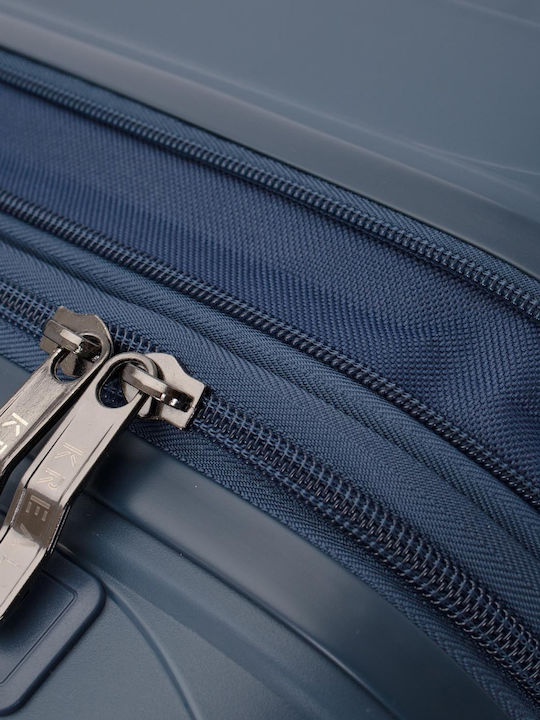 KREAL Valiză de călătorie mare rigidă Dark Blue înălțime 75 cm