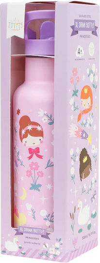 Offer A Little Lovely Company Bento Food Container With Water Bottle Steel Princesses