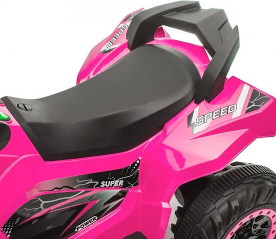 Motocicletă Cu 4 Roți Electrică 12 Volți Roz