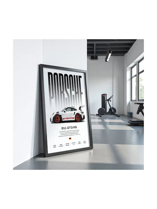 Poster Porsche 911 Gt3 Rs Cr153 40cm X 50cm-71622pd158603