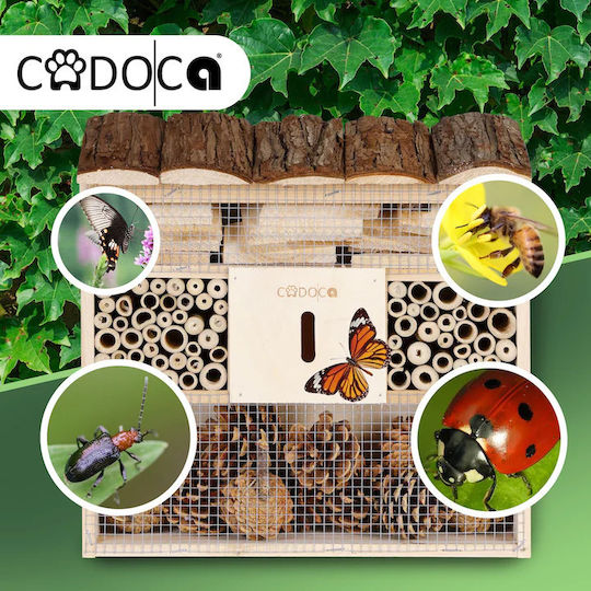 Cadoca Casă pentru insecte 30.5x9.5x31cm Lemn Maro