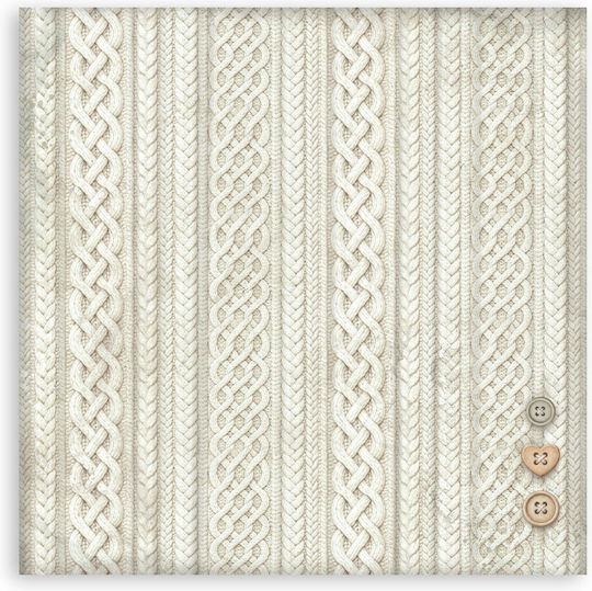 Hârtie Materiale Pentru Scrapbooking 22 Bucăți 30.5×30.5cm Stamperia White Christmas