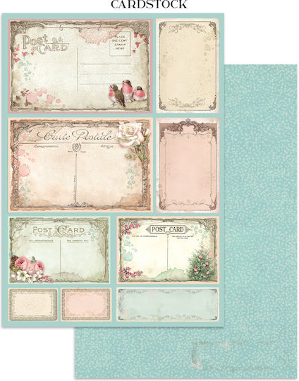 Junk Journal Αυτοκόλλητα Cut-outs Backgrounds Winter Magic