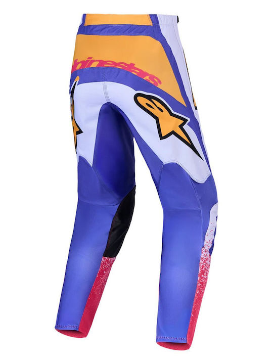 Alpinestars Fluid Drag Ανδρικό Παντελόνι Καλοκαιρινό Lilac/Blue/Gold Alpinestars Fluid Drag Ανδρικό Παντελόνι Καλοκαιρινό Lilac/Blue/Gold