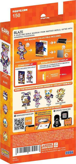 Sonic Hedgehog Modern Figgyz Dekorative Magnete Sammelstück Blaze Katze 11 Cm