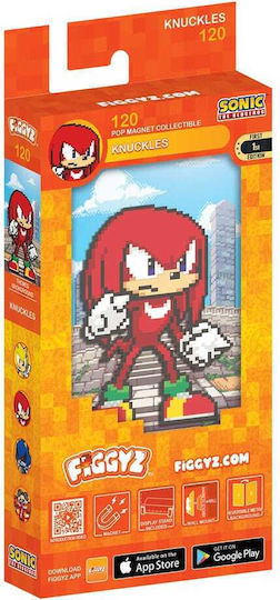 Sonic Hedgehog Modern Figgyz Magnet Collectible Knuckles 11 Cm Sonic Hedgehog Modern Figgyz Magnet Collectible Knuckles 11 Cm
