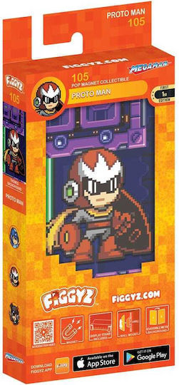Mega Man Figgyz Magnet Collectible Proto Man 11 Cm Mega Man Figgyz Magnet Collectible Proto Man 11 Cm