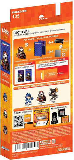 Mega Man Figgyz Dekorative Magnete Sammler Proto Man 11 Cm