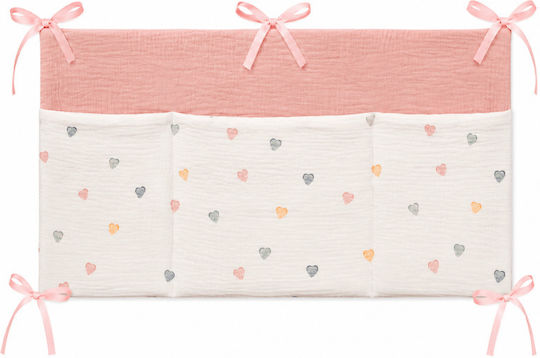 Kidizi Бебешка възглавница гнездо Color Hearts 50x90см.