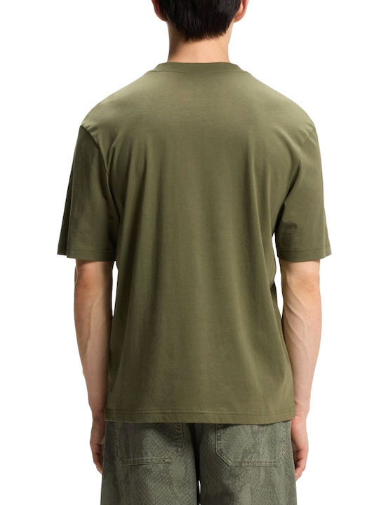 Tricou Logo Hugo Negru-Khaki