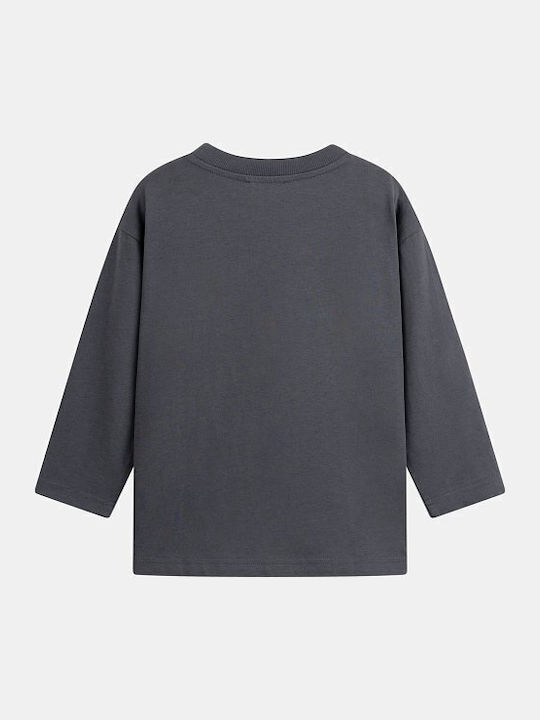 Kids Long-sleeved Grey Top Bosoftee2