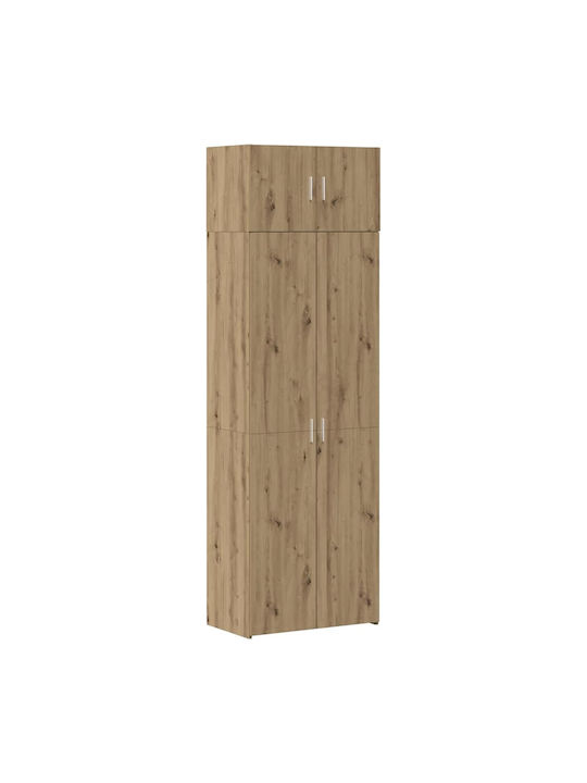 Ντουλάπα Γραφείου Ξύλινη Artisan Oak 70x42.5x225cm