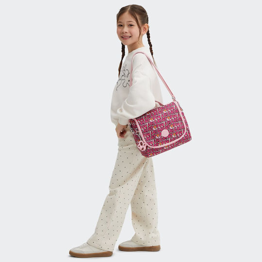 Kipling Kichirou Kids' Shoulder Lunch Bag 6 Litre Pink 20.5x12.5x23cm