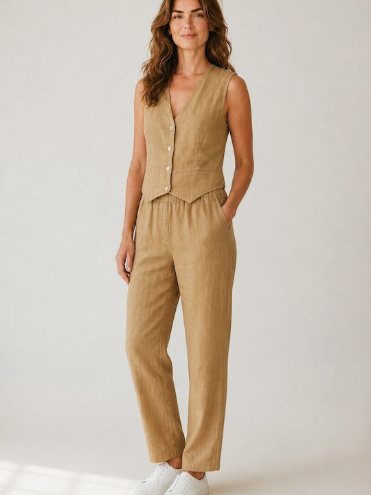 Braune Damen Weste