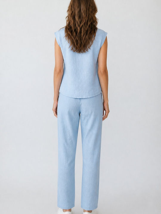 Light Blue Women's Vest 2558lightblue