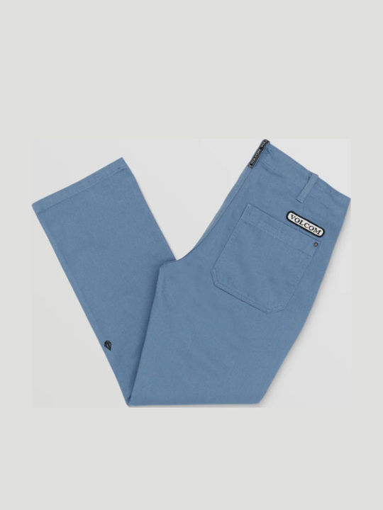 Ανδρικό Παντελόνι Τζιν με Regular Straight Εφαρμογή Blueberry