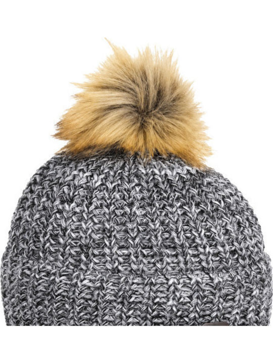 Lux Beanie Women's Knitted Beanie in Grey Colour