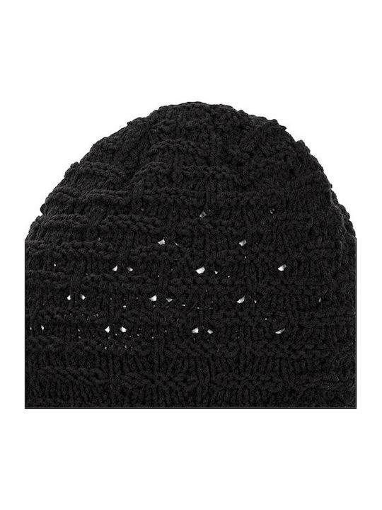 Beanie Women's Knitted Beanie in Black Color