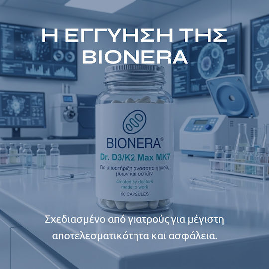 Bionera D3 Max + K2 (MK7) Vitamin for Immune Support & Bone Health 60 Capsules