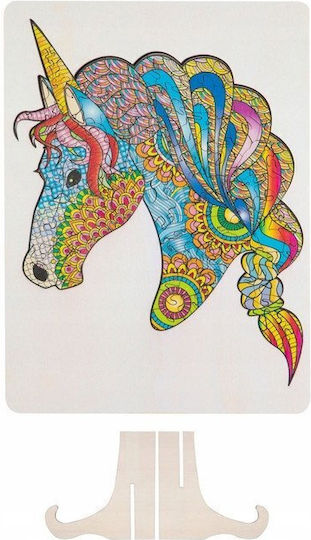 Ξύλινο Παιδικό Puzzle Unicorn 140pcs Grafix
