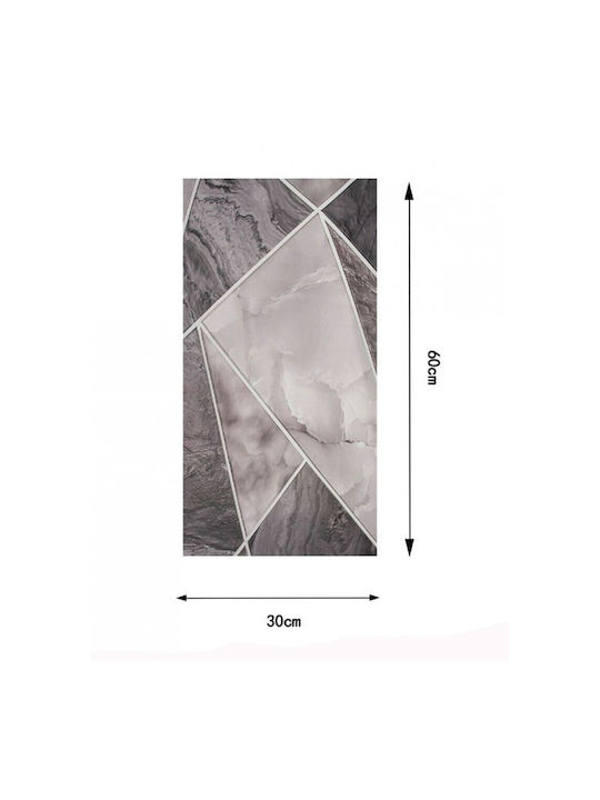 Wandsticker Geometric Marble Elegance Panel 1 Stück 30x60cm