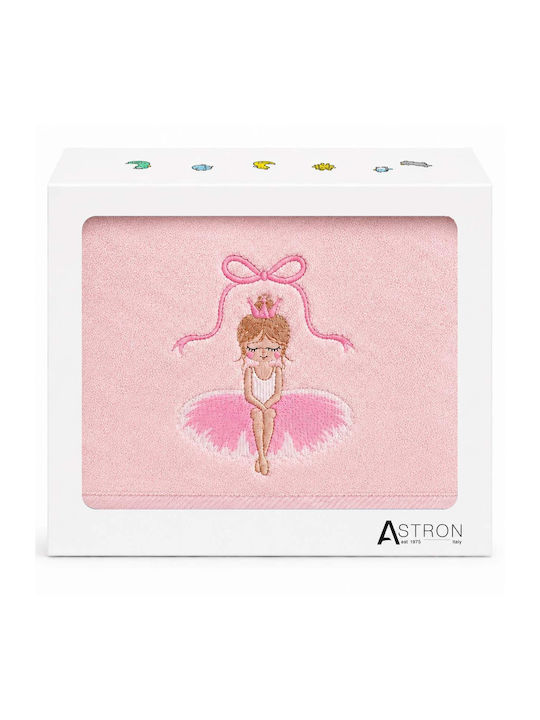 Astron Italy Set Babyhandtücher 2 Stück Ballet Girl Gewicht 500gr/m²