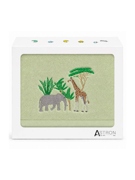 Astron Italy Σετ Βρεφικές Πετσέτες 2τμχ Forest & Safari Βάρους 500gr/m²
