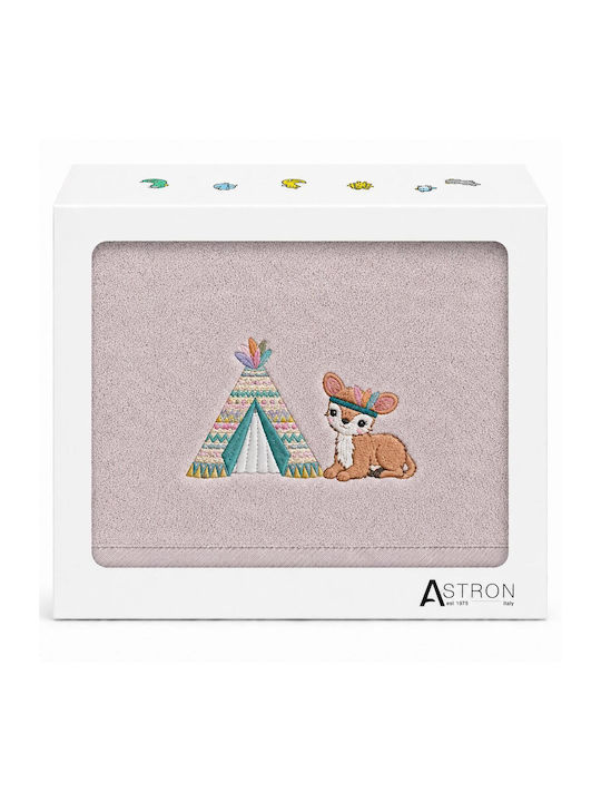 Astron Italy Set Babyhandtücher 2 Stück Ballet Girl Gewicht 500gr/m²
