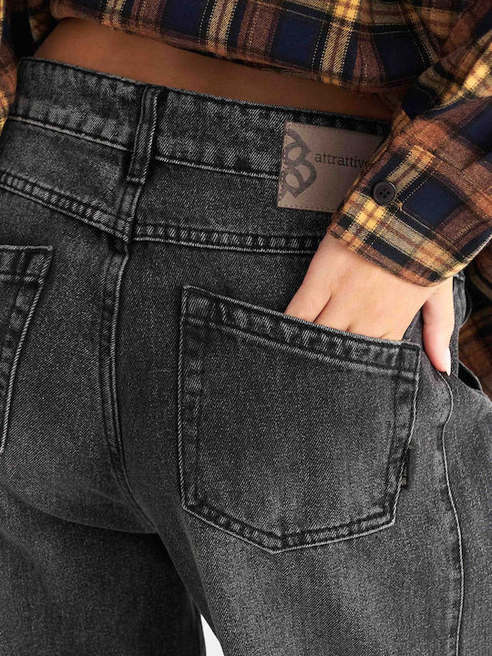 Damen Jeans Hosen Grau
