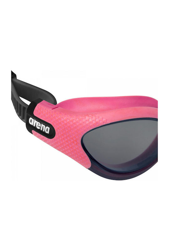 Arena One Swimming Goggles Adults with Anti-Glare Lenses Fuchsia
