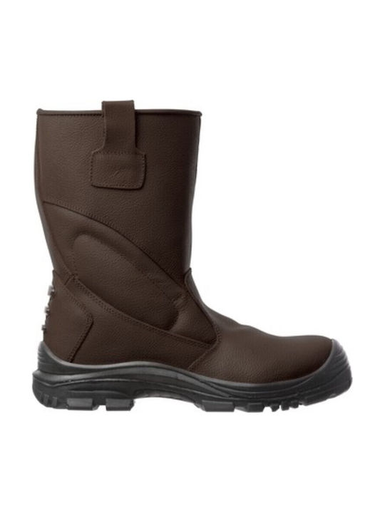 Coverguard Cizme de Securitate Brown S3 cu Certificare CI,SRC