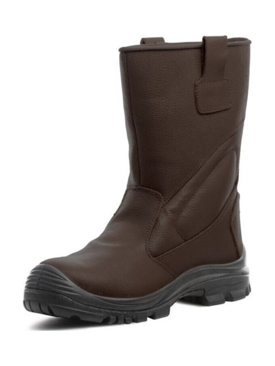 Coverguard Cizme de Securitate Brown S3 cu Certificare CI,SRC