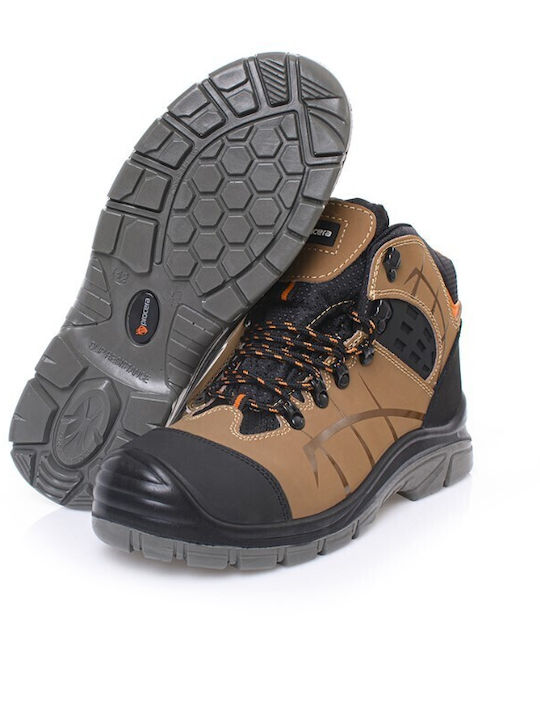 Procera Cizme de Securitate Brown S3 cu Certificare SRC