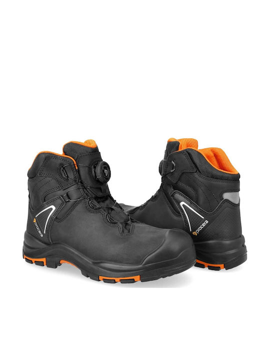 Procera Stiefel Sicherheit Schwarz S3 mit Zertifizierung HRO,SR