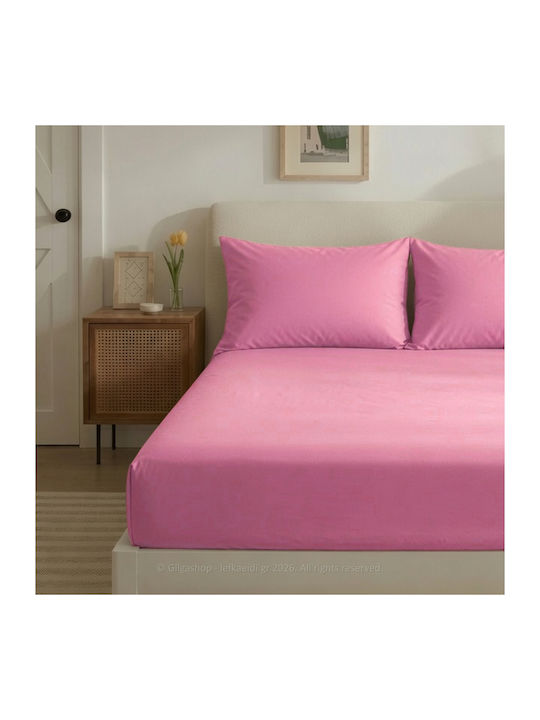 Casa Colori Sheet Super-Double with Elastic 160x200+30cm. Apple