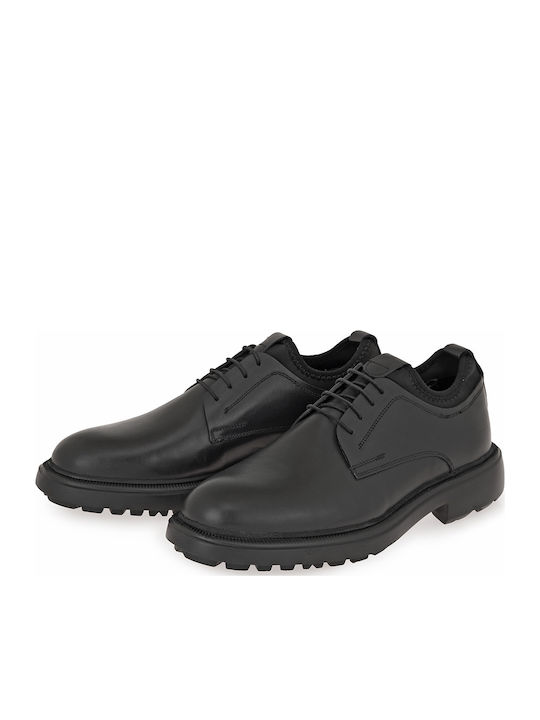 Leather Men's Casual Shoes Black