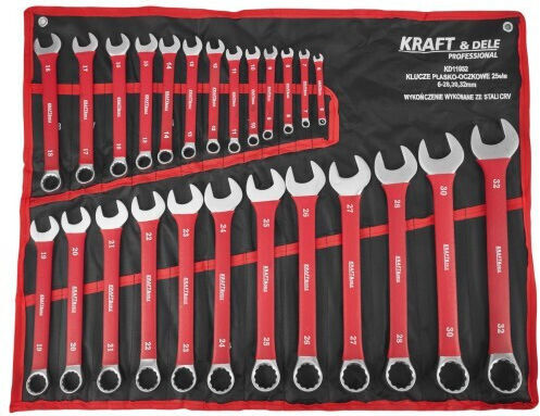 Kraft&dele Set Chei Poligonale Germane Stea 6 32 Mm 25 Bucăți