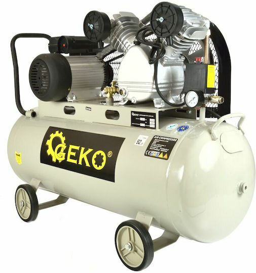 Geko Cu o singură fază Compresor de aer 92dB cu Putere 4hp și Rezervor de aer 100lt