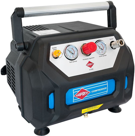 Airpress Single-Phase Air Compressors 76dB with Power 1.5hp and Airtank 6lt 36943