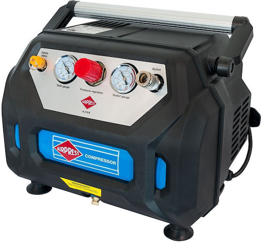 Airpress Single-Phase Air Compressors 76dB with Power 1.5hp and Airtank 6lt 36943