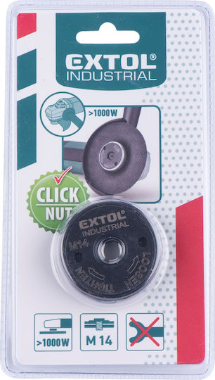 Quick Nut M14 Extol Industrial 8798050 Keyless 115-230mm